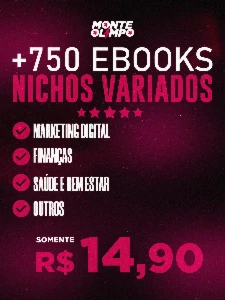 Pack 750 ebooks PREMIUM - Envio automático