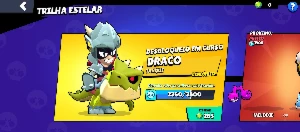 Conta de Brawl Stars 19k de troféus e 4 lendarios de 2020