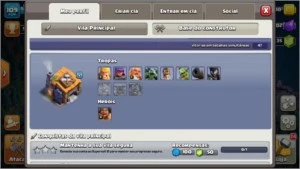 Conta CV10 + 5 Construtores + 3675 GEMAS MELHOR PREÇO DO DFG - Clash of Clans