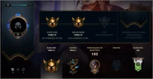 conta de lol gold - League of Legends