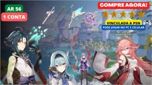 XIAO E JADE PRIMITIVA + 6 PERSONAGENS T5 - Genshin Impact