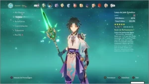XIAO E JADE PRIMITIVA + 6 PERSONAGENS T5 - Genshin Impact