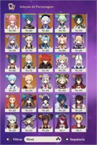 XIAO E JADE PRIMITIVA + 6 PERSONAGENS T5 - Genshin Impact