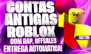 CONTAS ANTIGAS ROBLOX > COM RAPs E SEGUIDAS PELO BUILDERMAN!