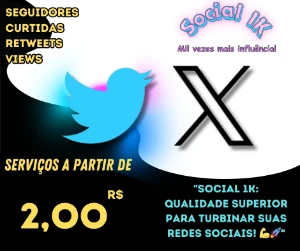 Twitter-X Diversos Serviços- Qualidade e rapidez - Redes Sociais