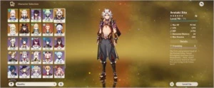 AR 55 Itto, Hutao, Kokomi, Albedo, Jean, Qiqi C1, + Armas 5* - Genshin Impact