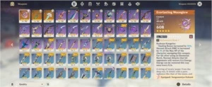 AR 55 Itto, Hutao, Kokomi, Albedo, Jean, Qiqi C1, + Armas 5* - Genshin Impact