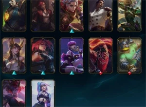 conta league of legends 2 skins vitoriosas LOL