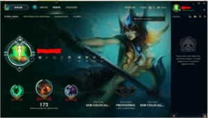 CONTA PLAT V S6 - League of Legends LOL