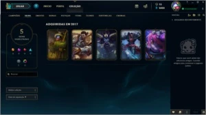 Conta LOL smurf Unranked 26 champs e 6 skins - League of Legends