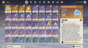 Columbina C6 + Biss, Zibai + Biss,Ineffa C1 - 50 Dias Benção - Genshin Impact