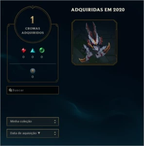 Conta League of Legends Platina 2 LOL