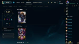 CONTA GRÃO MESTRE 500+PDL, TODOS OS CHAMPION,CRIADA SEASON2 - League of Legends LOL