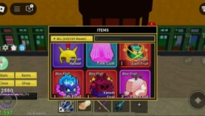 Vendo conta blox fruits no preço - Roblox