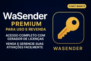 Chatbot Wasender + Gerador De Licenças - Versão 3.7 - 2026 - Others