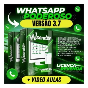 Chatbot Wasender + Gerador De Licenças - Versão 3.7 - 2026 - Others