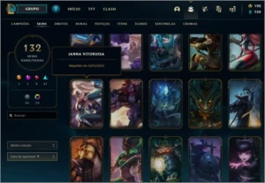 Conta com Janna Vitoriosa + Kayle Juíza + Conta Valorant - League of Legends LOL