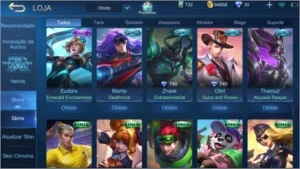 Conta Mobile Legends