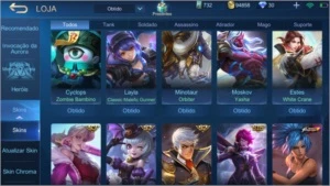 Conta Mobile Legends