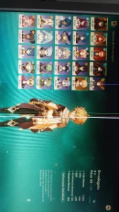 Conta genshin impact com Hutao, Nilou, Mona e Aloy 