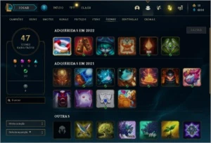 CONTA LOL COM 12 SKINS E NICK RARO - League of Legends