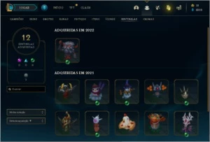 CONTA LOL COM 12 SKINS E NICK RARO - League of Legends