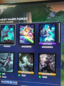 Conta Smite 116 skins Com god pack PC