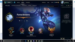 Conta league of legends, todos os campeões, 80 skins, gold4 LOL