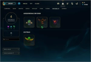 Conta nível 30 com vários campeões e 40k de essência - League of Legends LOL