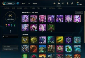 Conta nível 30 com vários campeões e 40k de essência - League of Legends LOL