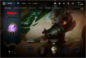 Conta nível 30 com vários campeões e 40k de essência - League of Legends LOL