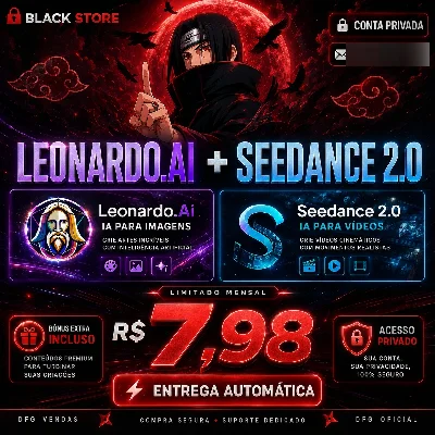 | Leonardo.Ai + Seedance 2.0  | R$ 7,98  Limitado Mensal - Outros