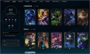 conta gold 2 honra 5 nv 110 - League of Legends LOL
