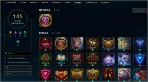 conta gold 2 honra 5 nv 110 - League of Legends LOL