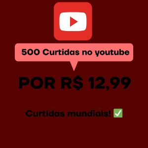 🚀(Promoção De Natal) 500 Curtidas No Youtube! 🚀 - Redes Sociais