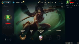 Conta gold handlvl 71% Win Rate - League of Legends LOL