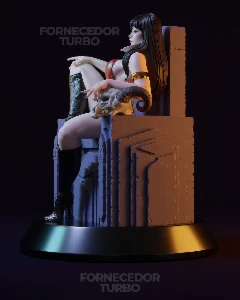 Vampirella 3D - Arquivo .Stl Para Impressão 3D - Others