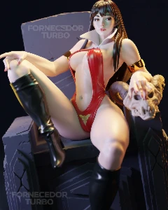 Vampirella 3D - Arquivo .Stl Para Impressão 3D - Others