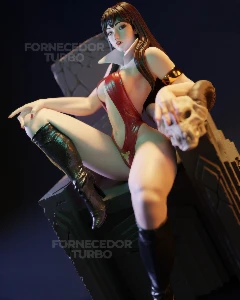 Vampirella 3D - Arquivo .Stl Para Impressão 3D - Others