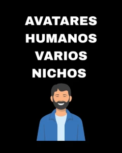 Pack de Avatares Humanos Animados para Canais Dark | Vídeos - Redes Sociais