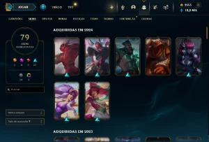 Conta Lol de 2013, 79 skins | 2,5k RP |  Cromas etc - League of Legends