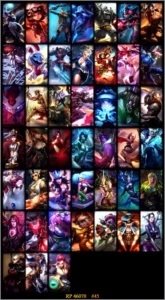 Possui os conteúdos das imagens - League of Legends LOL