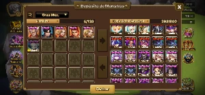 Conta Late game contendo 3 L/D - Summoners War