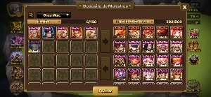 Conta Late game contendo 3 L/D - Summoners War
