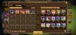 Conta Late game contendo 3 L/D - Summoners War