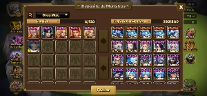 Conta Late game contendo 3 L/D - Summoners War