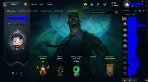 Conta LoL Gold IV  157 SKINS - League of Legends