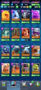 Conta Clash of Clans CV10 semifull— Clash Royale arena 15