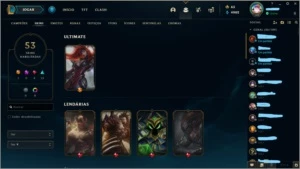 Conta de lol platina 2 com 53 skins + conta valorant plat 1 - League of Legends