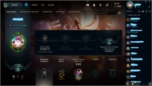 Conta de lol platina 2 com 53 skins + conta valorant plat 1 - League of Legends